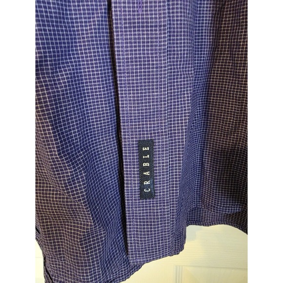 Washington Huskies Logo Mens Large Long Sleeve Button Up Purple Gold 100% Cotton - Picture 2 of 9